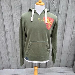 Polo Ralph Lauren Graphic Print Distressed Hoodie Sweatshirt